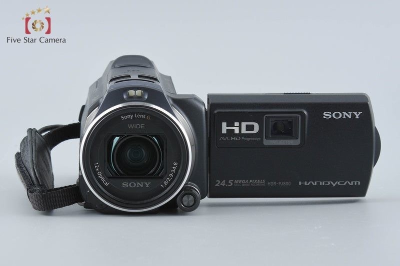 Sony Handycam HDR-PJ800 Black Full HD Digital Camcorder [Japanese Language Only]