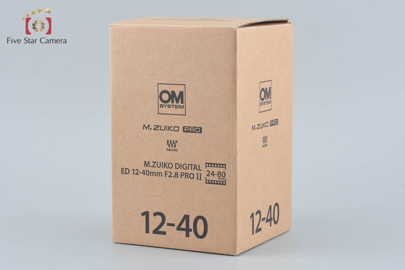 OM SYSTEM OLYMPUS M.ZUIKO DIGITAL ED 12-40mm f/2.8 PRO II [Never Used]
