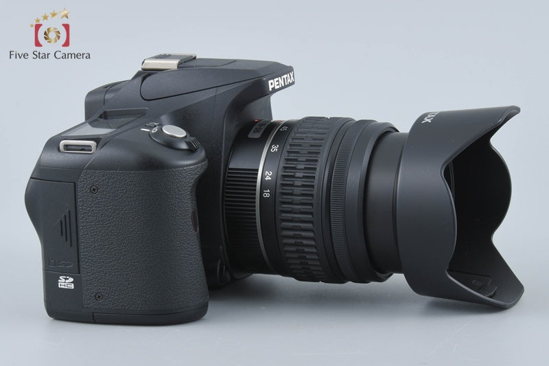 "Shutter count 2,327" PENTAX K100D SUPER 6.1MP DSLR SMC DA 18-55 AL Lens