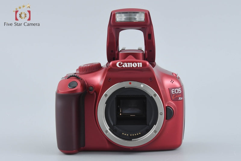 "Shutter count 25" Canon EOS Kiss X50 / Rebel T3 / 1100D Red 12.2 MP 18-55 Lens