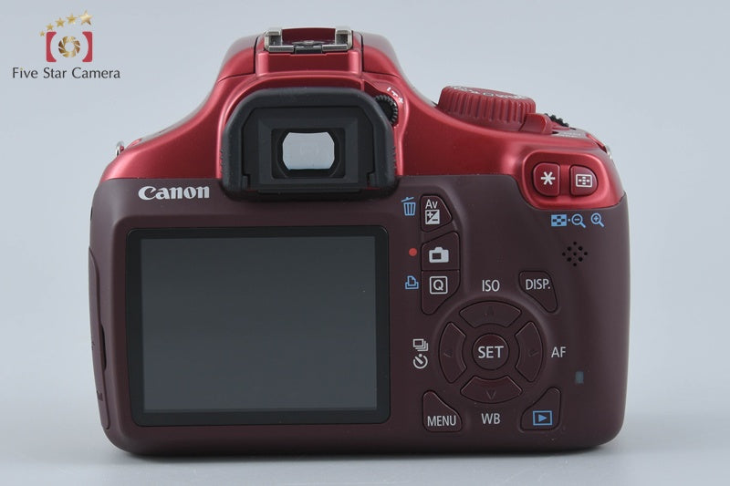 "Shutter count 25" Canon EOS Kiss X50 / Rebel T3 / 1100D Red 12.2 MP 18-55 Lens