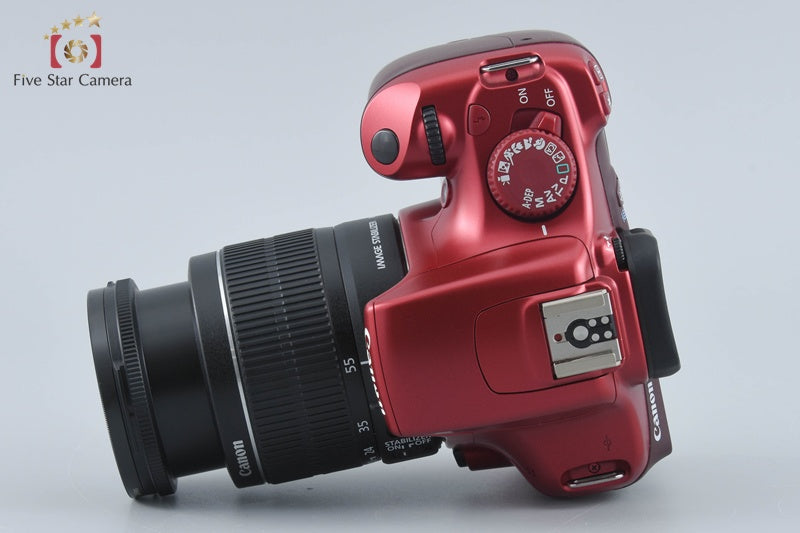 "Shutter count 25" Canon EOS Kiss X50 / Rebel T3 / 1100D Red 12.2 MP 18-55 Lens