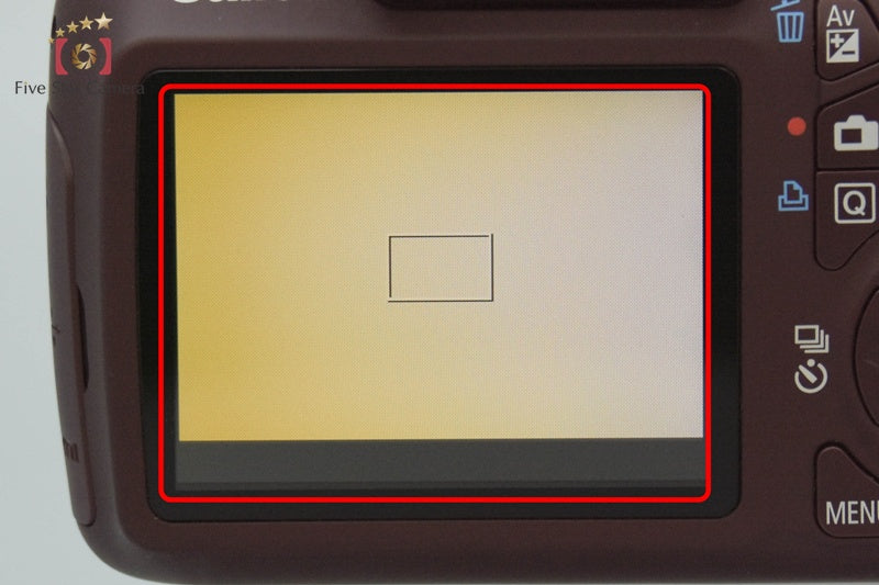 "Shutter count 25" Canon EOS Kiss X50 / Rebel T3 / 1100D Red 12.2 MP 18-55 Lens