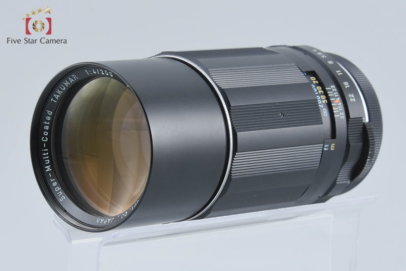 PENTAX SMC TAKUMAR 200mm f/4 M42 Mount Lens