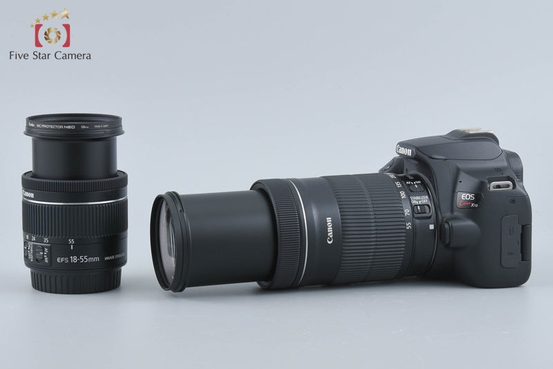 Canon EOS Kiss X10 / Rebel SL3 / 250D / 200DII 24.1 MP 18-55 55-250 Lenses