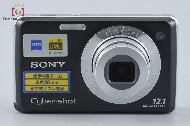 Sony Cyber-Shot DSC-W220 Black 12.1 MP Digital Camera [Japanese Language Only]