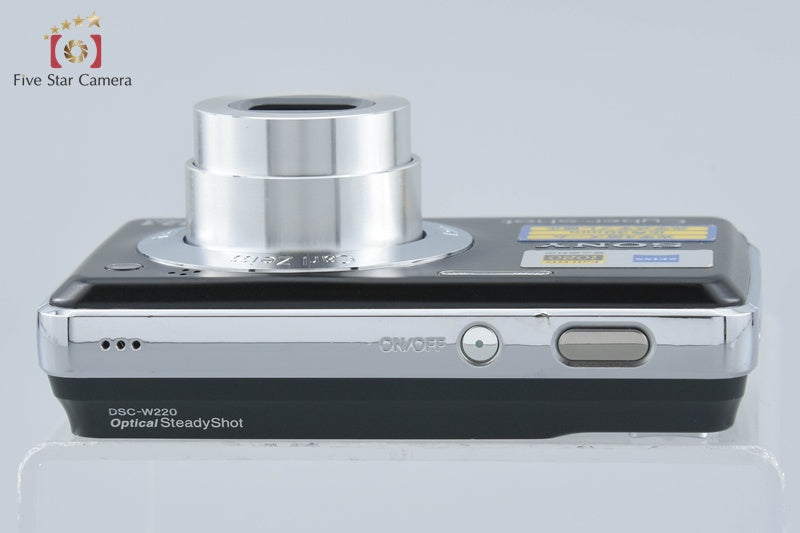 Sony Cyber-Shot DSC-W220 Black 12.1 MP Digital Camera [Japanese Language Only]