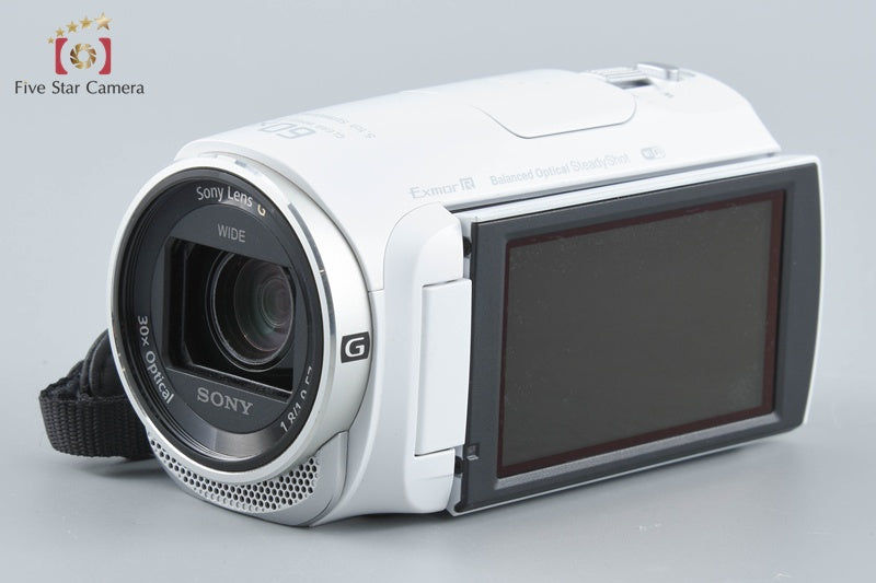 Sony Handycam HDR-CX670 White Digital HD Camcorder [Multiple Languages]