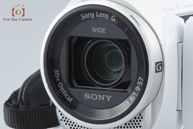 Sony Handycam HDR-CX670 White Digital HD Camcorder [Multiple Languages]