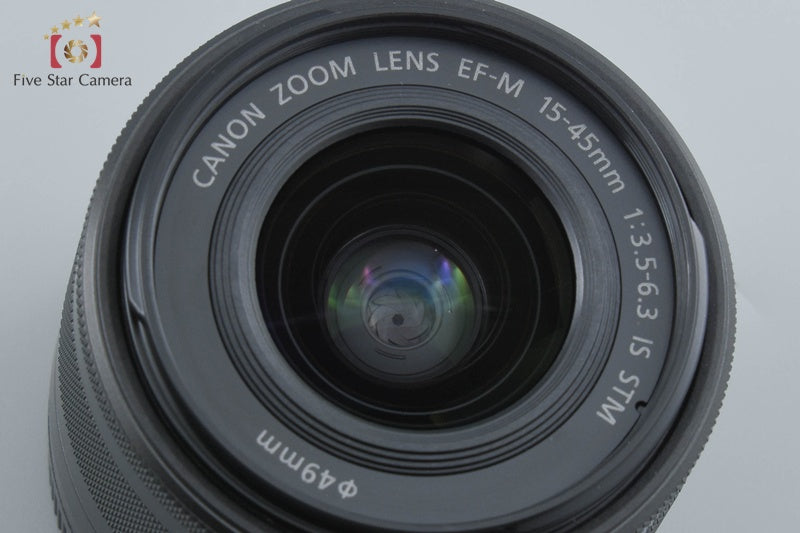Canon EF-M 15-45mm f/3.5-6.3 IS STM Black