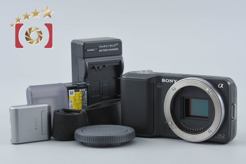 SONY α NEX-3 Black 14.2 MP Digital Mirrorless Camera [Japanese Language Only]