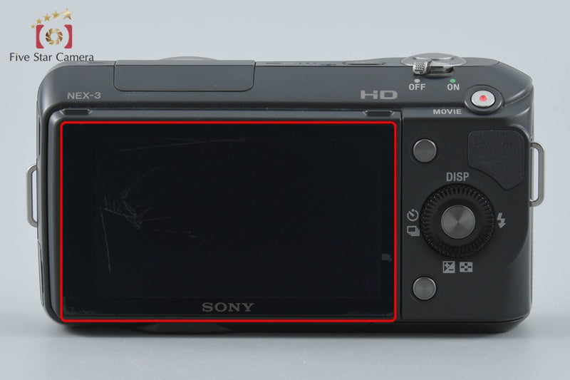 SONY α NEX-3 Black 14.2 MP Digital Mirrorless Camera [Japanese Language Only]