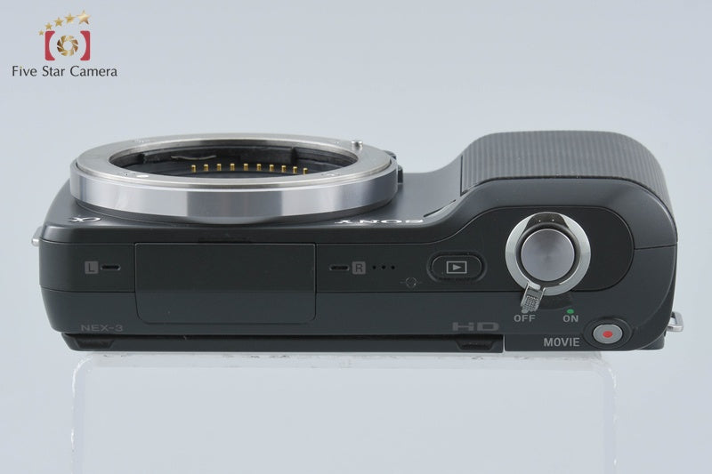 SONY α NEX-3 Black 14.2 MP Digital Mirrorless Camera [Japanese Language Only]