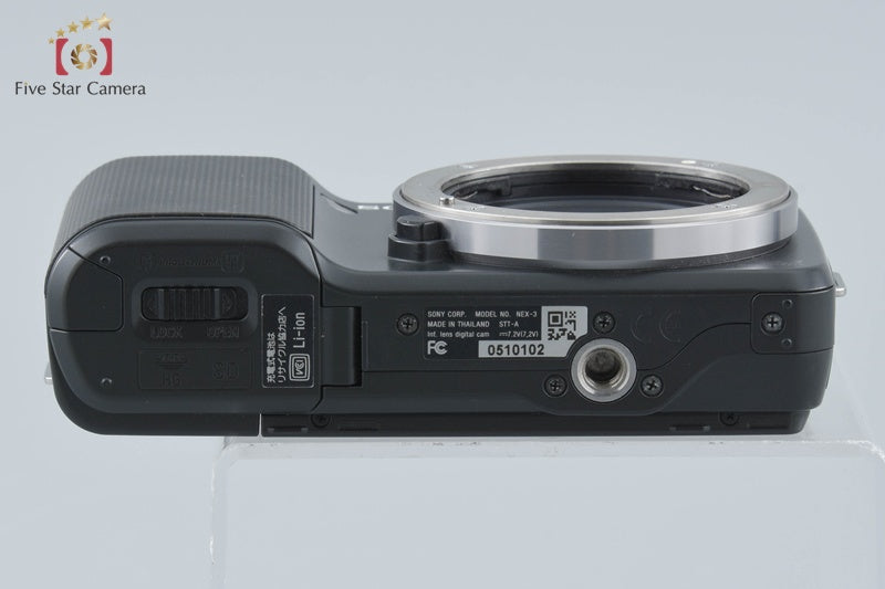SONY α NEX-3 Black 14.2 MP Digital Mirrorless Camera [Japanese Language Only]