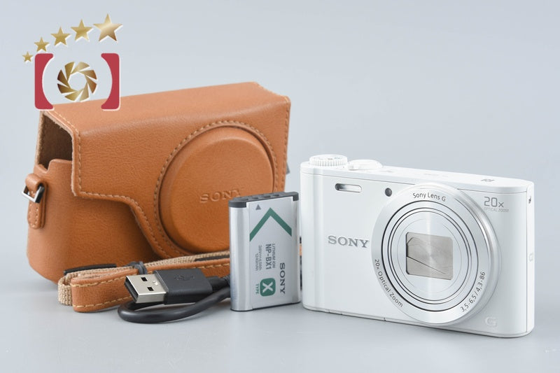 Sony Cyber-Shot DSC-WX350 White 18.2 MP Digital Camera [Multiple Languages]