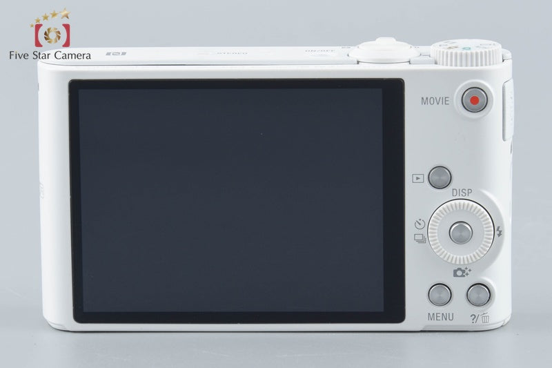 Sony Cyber-Shot DSC-WX350 White 18.2 MP Digital Camera [Multiple Languages]
