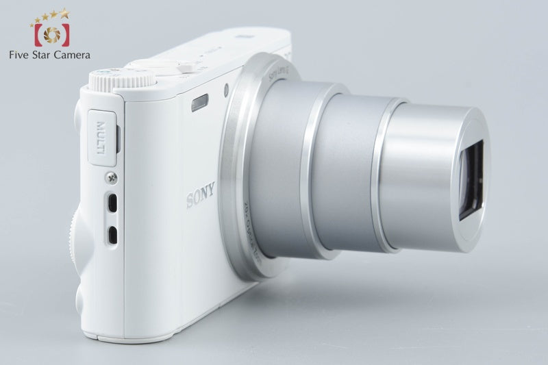 Sony Cyber-Shot DSC-WX350 White 18.2 MP Digital Camera [Multiple Languages]