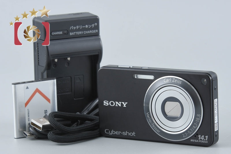 Sony Cyber-Shot DSC-W350 Black 14.1 MP Digital Camera [Japanese Language Only]