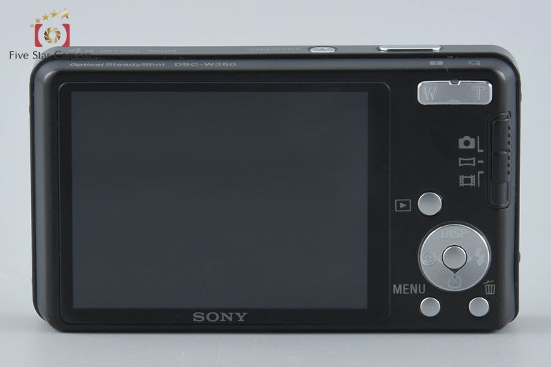 Sony Cyber-Shot DSC-W350 Black 14.1 MP Digital Camera [Japanese Language Only]