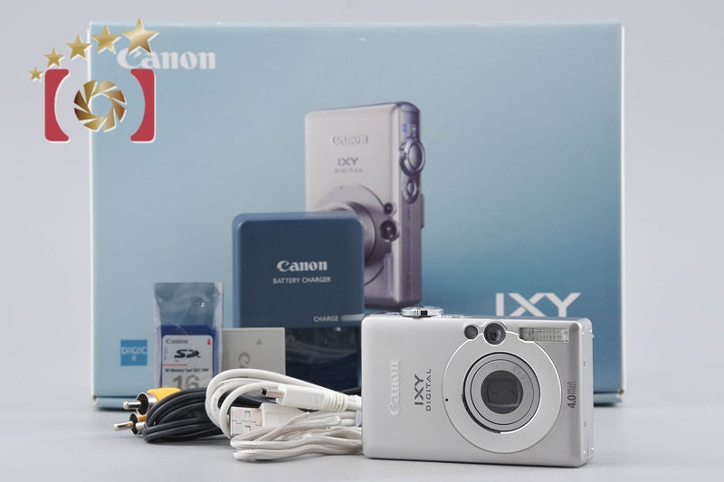 Canon IXY Digital 50 Silver 4.0 MP Digital Camera w/ Box