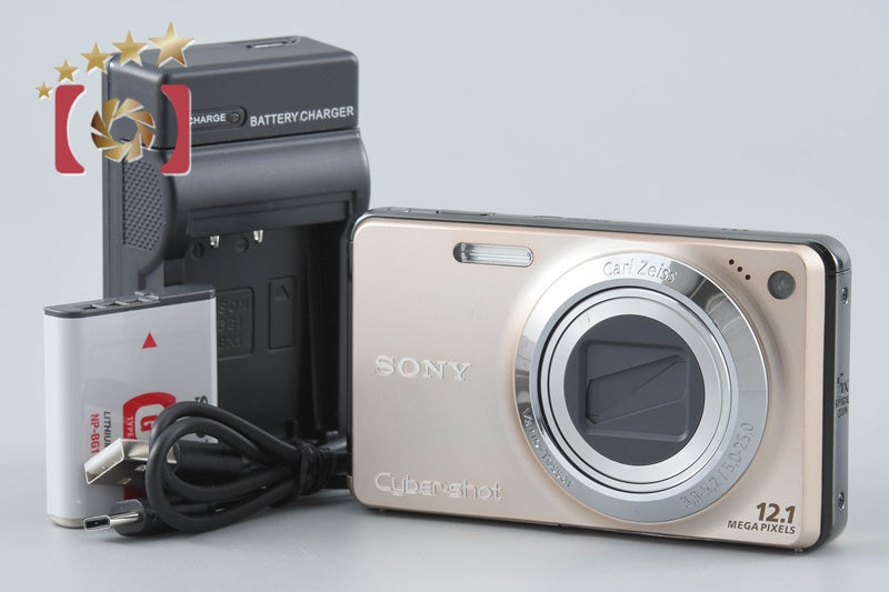 SONY Cyber-shot DSC-W270 Gold 12.1 MP Digital Camera [Japanese Language Only]