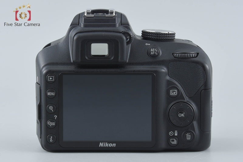 "Shutter count 832" Nikon D3400 Black 24.2 MP DSLR Camera Body