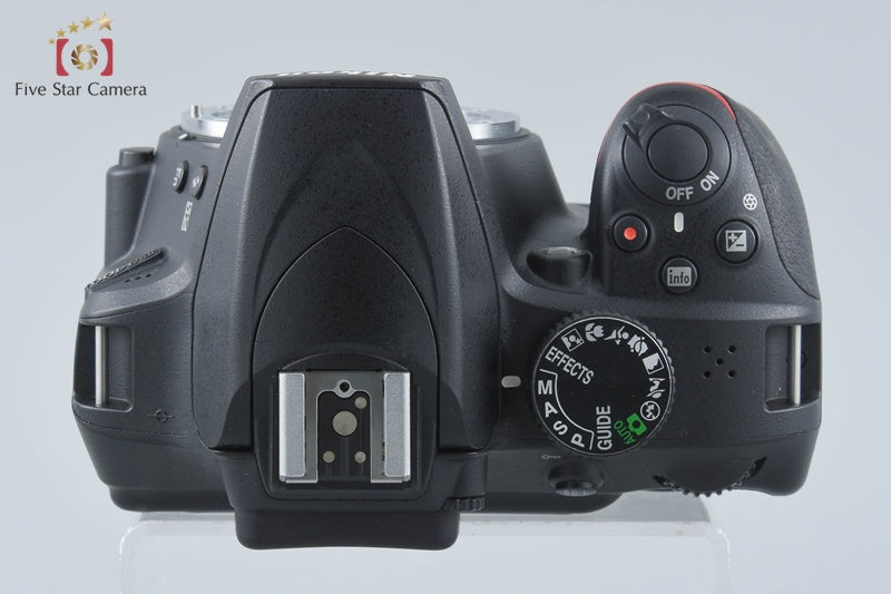 "Shutter count 832" Nikon D3400 Black 24.2 MP DSLR Camera Body