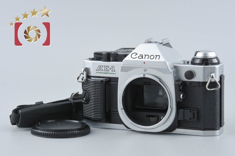 Canon AE-1 PROGRAM Silver 35mm SLR Film Camera Body
