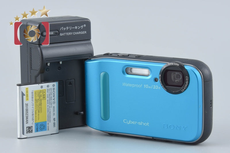 Sony Cyber-Shot DSC-TF1 Blue 16.1 MP Digital Camera [Japanese Language Only]