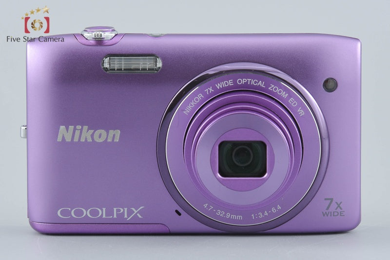 Nikon COOLPIX S3500 Orchid Purple 20.0 MP Digital Camera