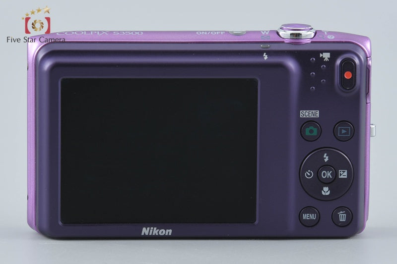 Nikon COOLPIX S3500 Orchid Purple 20.0 MP Digital Camera