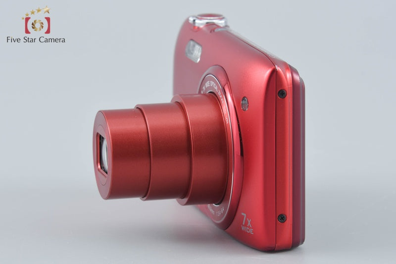 Nikon COOLPIX S3500 Raspberry Red 20.0 MP Digital Camera