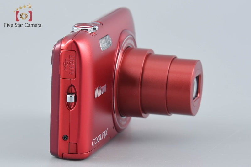 Nikon COOLPIX S3500 Raspberry Red 20.0 MP Digital Camera