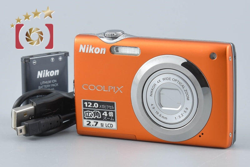 Nikon COOLPIX S3000 Fine Orange 12.0 MP Digital Camera