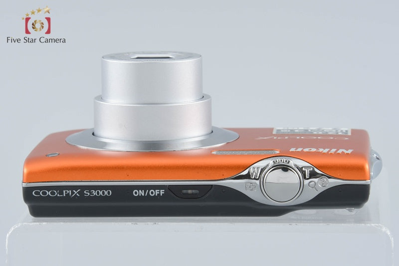 Nikon COOLPIX S3000 Fine Orange 12.0 MP Digital Camera