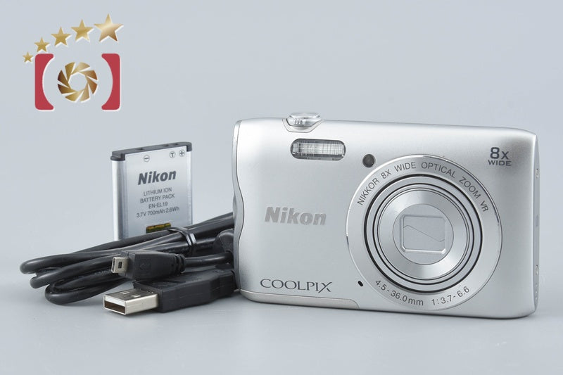 Nikon COOLPIX A300 Silver 20.0 MP Digital Camera