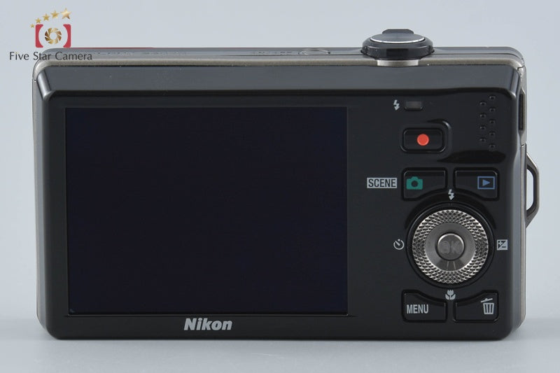 Nikon COOLPIX S6000 Flash Red 14.2 MP Digital Camera