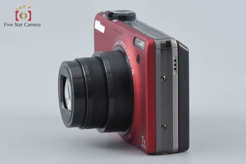 Nikon COOLPIX S6000 Flash Red 14.2 MP Digital Camera