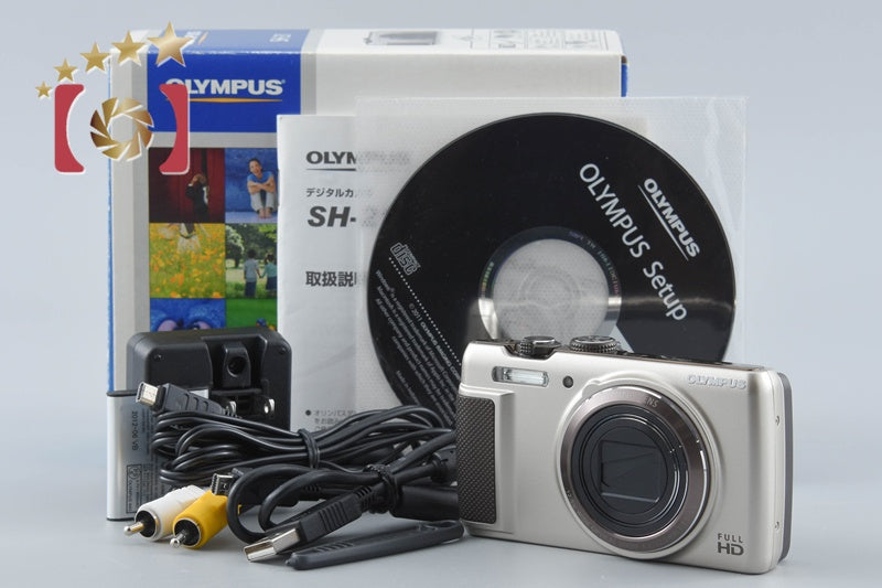 Olympus Stylus SH-21 Gold 16.0 MP Digital Camera w/ Box