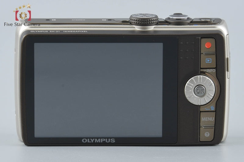 Olympus Stylus SH-21 Gold 16.0 MP Digital Camera w/ Box