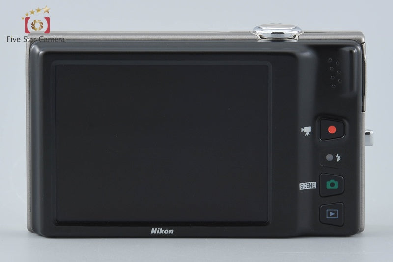 Nikon COOLPIX S6100 Champagne Silver 16.0 MP Digital Camera w/ Box