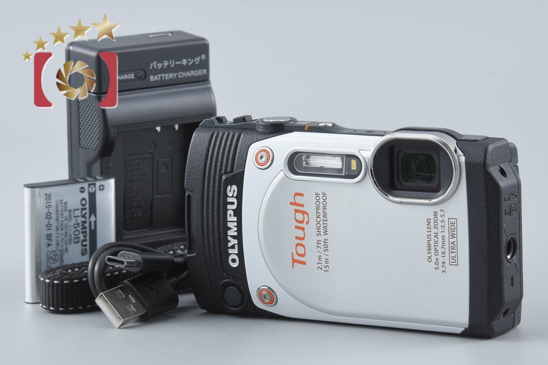 Olympus STYLUS TG-860 Tough White 16.0 MP Digital Camera