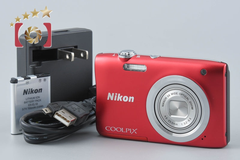 Nikon COOLPIX A100 Red 20.1 MP Digital Camera
