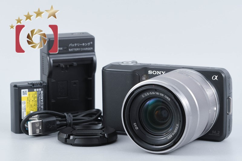 Sony α NEX-3 Black 14.2 MP 18-55 Lens [Japanese Language Only] from Japan