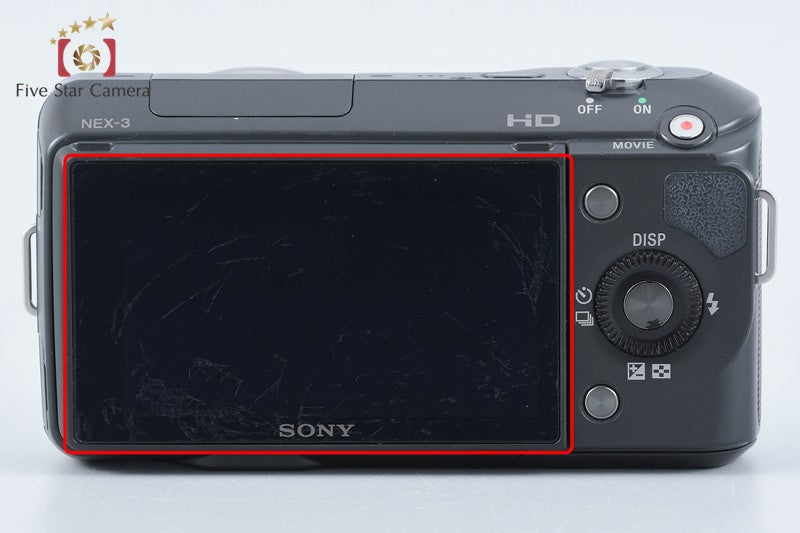 Sony α NEX-3 Black 14.2 MP 18-55 Lens [Japanese Language Only] from Japan
