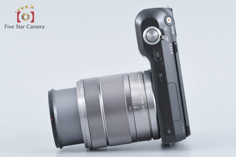 Sony α NEX-3 Black 14.2 MP 18-55 Lens [Japanese Language Only] from Japan