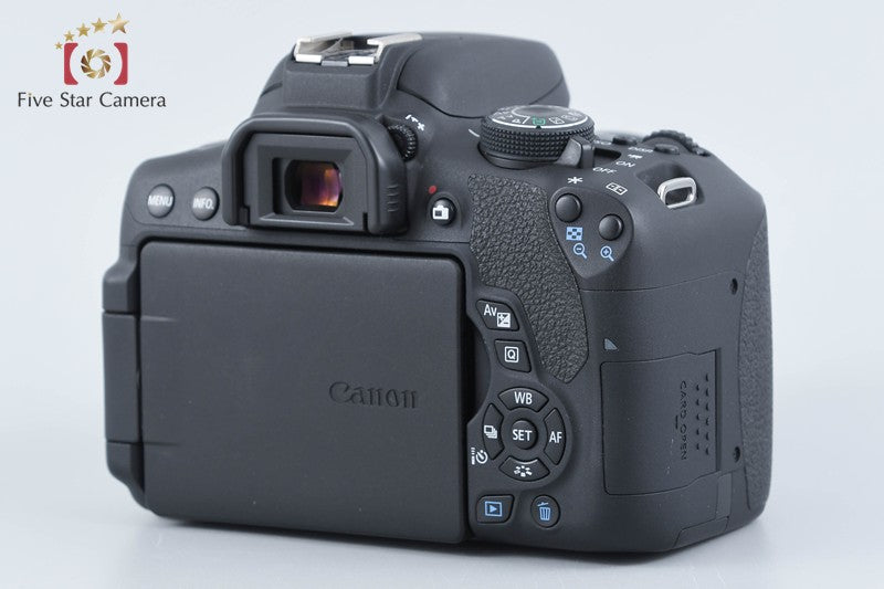 Canon EOS Kiss X8i / Rebel T6i / 750D 24.2 MP DSLR EF-S 18-55 Lens from Japan