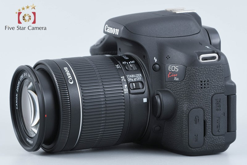 Canon EOS Kiss X8i / Rebel T6i / 750D 24.2 MP DSLR EF-S 18-55 Lens from Japan