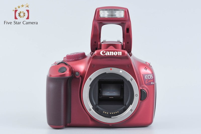 Canon EOS Kiss X50 / Rebel T3 / 1100D Red 12.2 MP 18-55 Lens from Japan