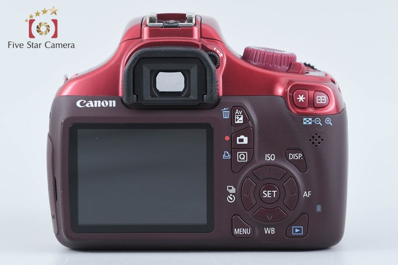 Canon EOS Kiss X50 / Rebel T3 / 1100D Red 12.2 MP 18-55 Lens from Japan